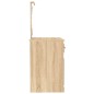 vidaXL Tocador con LED madera contrachapada roble Sonoma 90x50x132,5cm vidaXL Tocador con LED madera contrachapada roble Sonoma 90x50x132,5cm