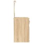 vidaXL Tocador con LED madera contrachapada roble Sonoma 90x50x132,5cm vidaXL Tocador con LED madera contrachapada roble Sonoma 90x50x132,5cm