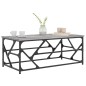 vidaXL Mesa de centro madera contrachapada gris Sonoma 100x50x40 cm vidaXL Mesa de centro madera contrachapada gris Sonoma 100x50x40 cm