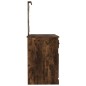 vidaXL Tocador con LED madera contrachapada roble humo 90x50x132,5 cm vidaXL Tocador con LED madera contrachapada roble humo 90x50x132,5 cm