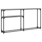 vidaXL Mesa consola madera de ingeniería gris Sonoma 145x22,5x75 cm vidaXL Mesa consola madera de ingeniería gris Sonoma 145x22,5x75 cm
