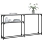 vidaXL Mesa consola madera de ingeniería gris Sonoma 145x22,5x75 cm vidaXL Mesa consola madera de ingeniería gris Sonoma 145x22,5x75 cm