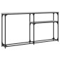 vidaXL Mesa consola madera de ingeniería gris Sonoma 145x22,5x75 cm vidaXL Mesa consola madera de ingeniería gris Sonoma 145x22,5x75 cm