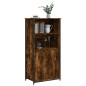 vidaXL Aparador alto madera contrachapada roble ahumado 62x36x121,5 cm vidaXL Aparador alto madera contrachapada roble ahumado 62x36x121,5 cm