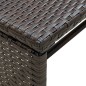 vidaXL Mesa de centro de ratán sintético marrón 70x40x38 cm vidaXL Mesa de centro de ratán sintético marrón 70x40x38 cm