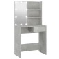 vidaXL Tocador con LED color gris hormigón 74,5x40x141 cm vidaXL Tocador con LED color gris hormigón 74,5x40x141 cm