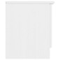vidaXL Mueble de TV ALTA madera maciza de pino blanco 112x35x41 cm