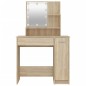 vidaXL Tocador con LED color roble Sonoma 86,5x35x136 cm vidaXL Tocador con LED color roble Sonoma 86,5x35x136 cm