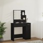 vidaXL Tocador con LED negro 86,5x35x136 cm vidaXL Tocador con LED negro 86,5x35x136 cm