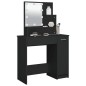 vidaXL Tocador con LED negro 86,5x35x136 cm vidaXL Tocador con LED negro 86,5x35x136 cm