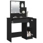vidaXL Tocador con LED negro 86,5x35x136 cm vidaXL Tocador con LED negro 86,5x35x136 cm