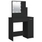 vidaXL Tocador con LED negro 86,5x35x136 cm vidaXL Tocador con LED negro 86,5x35x136 cm