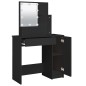 vidaXL Tocador con LED negro 86,5x35x136 cm vidaXL Tocador con LED negro 86,5x35x136 cm