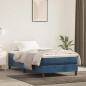 vidaXL Estructura de cama box spring terciopelo azul oscuro 90x190 cm vidaXL Estructura de cama box spring terciopelo azul oscuro 90x190 cm