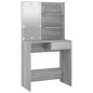 vidaXL Tocador con LED gris sonoma 74,5x40x141 cm vidaXL Tocador con LED gris sonoma 74,5x40x141 cm