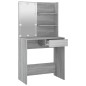 vidaXL Tocador con LED gris sonoma 74,5x40x141 cm vidaXL Tocador con LED gris sonoma 74,5x40x141 cm