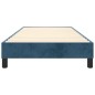 vidaXL Estructura de cama box spring terciopelo azul oscuro 90x190 cm vidaXL Estructura de cama box spring terciopelo azul oscuro 90x190 cm