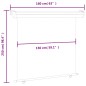 vidaXL Toldo lateral de balcón color crema 160x250 cm vidaXL Toldo lateral de balcón color crema 160x250 cm