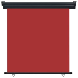 vidaXL Toldo lateral de balcón rojo 160x250 cm
