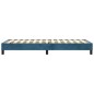 vidaXL Estructura de cama box spring terciopelo azul oscuro 90x190 cm vidaXL Estructura de cama box spring terciopelo azul oscuro 90x190 cm