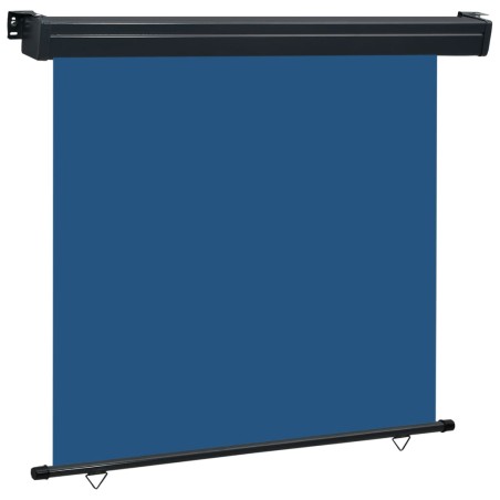 vidaXL Toldo lateral de balcón azul 170x250 cm