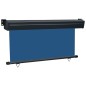vidaXL Toldo lateral de balcón azul 170x250 cm vidaXL Toldo lateral de balcón azul 170x250 cm