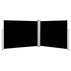 vidaXL Toldo lateral retráctil negro 140x1000 cm 