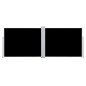 vidaXL Toldo lateral retráctil negro 140x1000 cm vidaXL Toldo lateral retráctil negro 140x1000 cm
