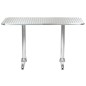 vidaXL Juego de comedor para jardín 5 piezas de aluminio plateado vidaXL Juego de comedor para jardín 5 piezas de aluminio plateado