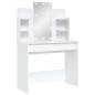vidaXL Tocador con luces LED blanco 96x40x142 cm vidaXL Tocador con luces LED blanco 96x40x142 cm