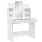 vidaXL Tocador con luces LED blanco 96x40x142 cm vidaXL Tocador con luces LED blanco 96x40x142 cm