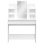 vidaXL Tocador con luces LED blanco 96x40x142 cm vidaXL Tocador con luces LED blanco 96x40x142 cm