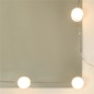 vidaXL Juego de tocador con LED madera contrachapada blanco vidaXL Juego de tocador con LED madera contrachapada blanco