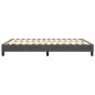 vidaXL Estructura de cama box spring terciopelo gris oscuro 140x190cm vidaXL Estructura de cama box spring terciopelo gris oscuro 140x190cm