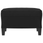 vidaXL Reposapiés de cuero sintético negro 60x50x41 cm vidaXL Reposapiés de cuero sintético negro 60x50x41 cm