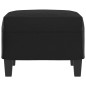 vidaXL Reposapiés de cuero sintético negro 60x50x41 cm vidaXL Reposapiés de cuero sintético negro 60x50x41 cm