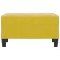 vidaXL Reposapiés de terciopelo amarillo 70x55x41 cm vidaXL Reposapiés de terciopelo amarillo 70x55x41 cm