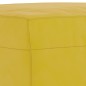 vidaXL Reposapiés de terciopelo amarillo 70x55x41 cm vidaXL Reposapiés de terciopelo amarillo 70x55x41 cm