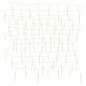 vidaXL Luces carámbano Navidad 100 LED blanco cálido acrílico PVC 10 m vidaXL Luces carámbano Navidad 100 LED blanco cálido acrílico PVC 10 m