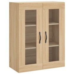 vidaXL Armario de pared madera ingeniería roble Sonoma 69,5x34x90 cm