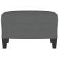 vidaXL Reposapiés de tela gris oscuro 60x50x41 cm vidaXL Reposapiés de tela gris oscuro 60x50x41 cm
