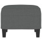 vidaXL Reposapiés de tela gris oscuro 60x50x41 cm vidaXL Reposapiés de tela gris oscuro 60x50x41 cm