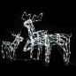 vidaXL Renos de Navidad de luces 229 LEDs 3 piezas vidaXL Renos de Navidad de luces 229 LEDs 3 piezas