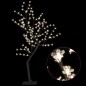 vidaXL Árbol de Navidad 128 LEDs blanco cálido flores de cerezo 120 cm vidaXL Árbol de Navidad 128 LEDs blanco cálido flores de cerezo 120 cm