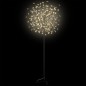 vidaXL Árbol de Navidad 200 LEDs blanco cálido flores de cerezo 180 cm vidaXL Árbol de Navidad 200 LEDs blanco cálido flores de cerezo 180 cm