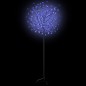 vidaXL Árbol de Navidad 200 LEDs blanco azul flores de cerezo 180 cm vidaXL Árbol de Navidad 200 LEDs blanco azul flores de cerezo 180 cm