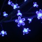 vidaXL Árbol de Navidad 200 LEDs blanco azul flores de cerezo 180 cm vidaXL Árbol de Navidad 200 LEDs blanco azul flores de cerezo 180 cm