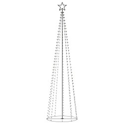 vidaXL Árbol de Navidad forma de cono 400 LED blanco cálido 100x360 cm