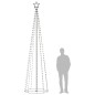vidaXL Árbol de Navidad forma de cono 400 LED blanco cálido 100x360 cm vidaXL Árbol de Navidad forma de cono 400 LED blanco cálido 100x360 cm