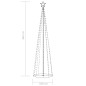 vidaXL Árbol de Navidad forma de cono 400 LED blanco cálido 100x360 cm vidaXL Árbol de Navidad forma de cono 400 LED blanco cálido 100x360 cm